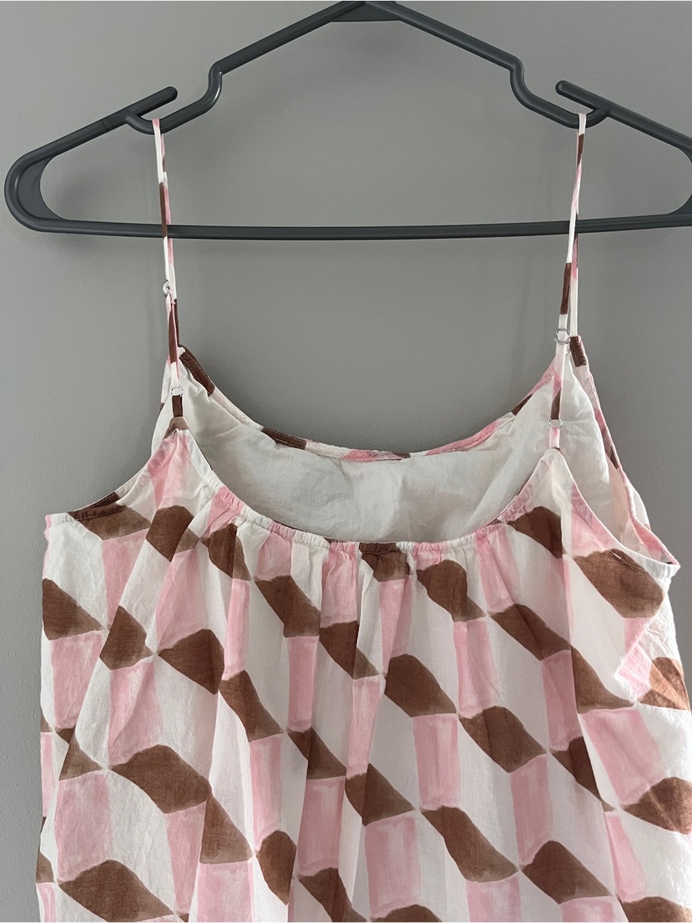 Banana Republic Pink and Brown  Spaghetti Strap Tank Top - Picture 7 of 12
